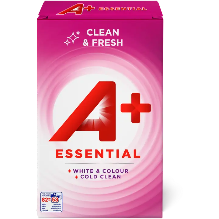 A+ Essential Pyykinpesujauhe 3,445kg