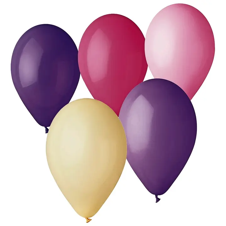 Ilmapallo puna-lila 10 kpl