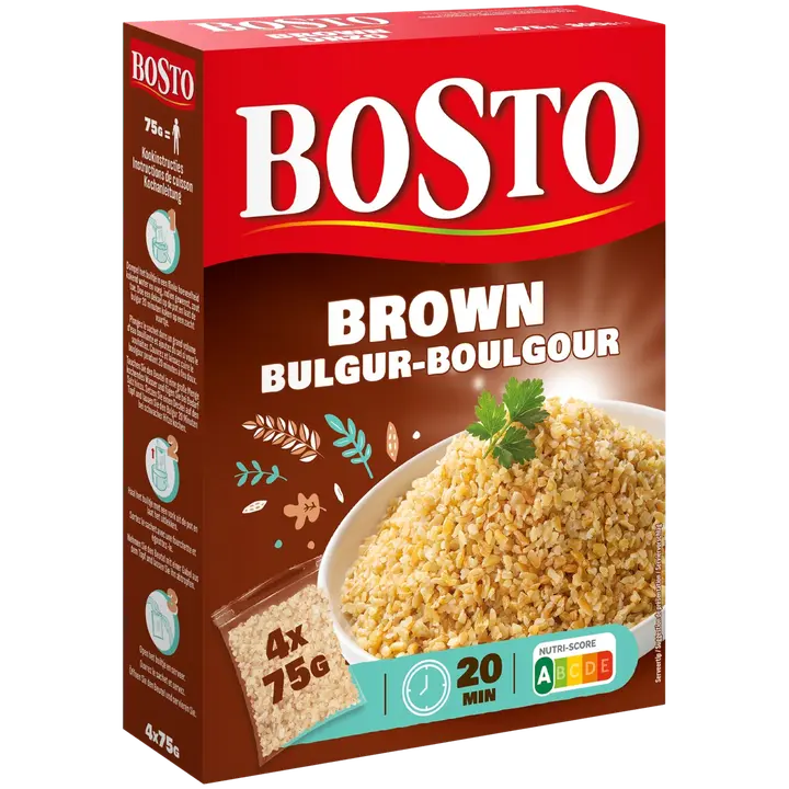 Bosto Pruun bulgur 4x75g