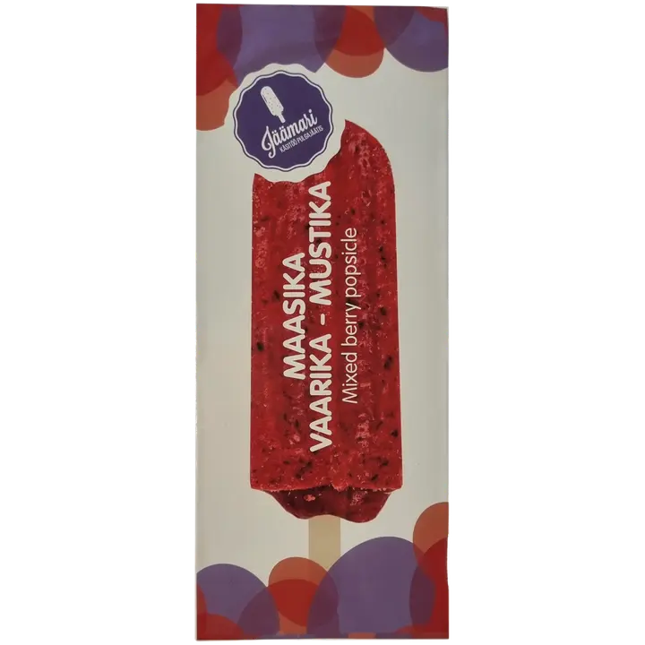 Maasika-vaarika-mustika pulgajäätis 80g
