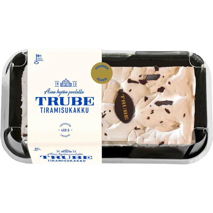 Trube Tiramisukakku 400 g tiramisutäytteinen kakku