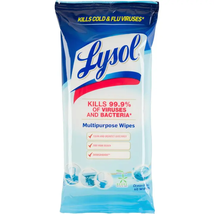 Lysol desinfitseerivad puhastuslapid 60tk