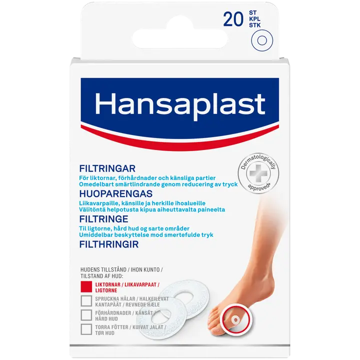Hansaplast 20kpl Huoparengas pyöreä