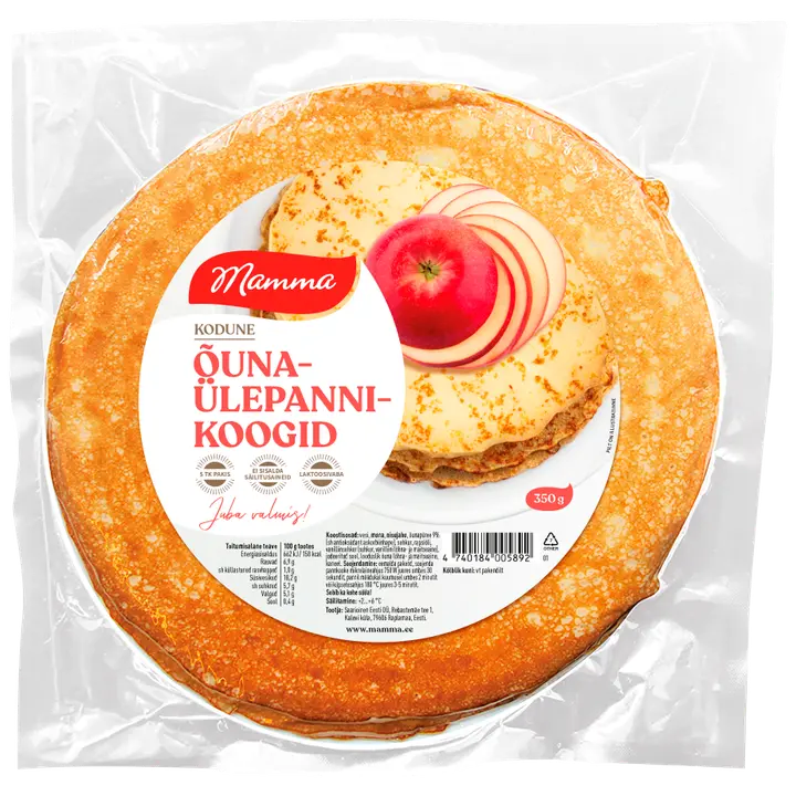 Mamma .Õuna-Ülepannikoogid 350 G