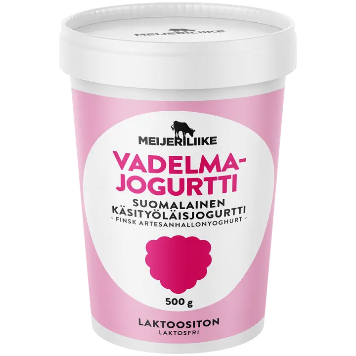 Helsingin Meijeriliike käsityöläisjogurtti - vadelmajogurtti 500 g