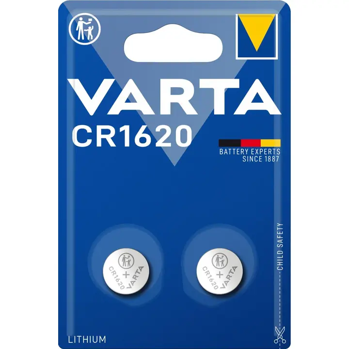Varta patarei liitium CR1620 2 tk
