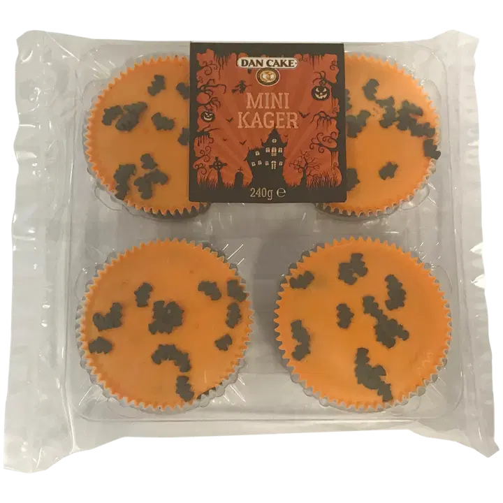 Dan Cake Halloween Kuorrutettu minikakku 4kpl/240g