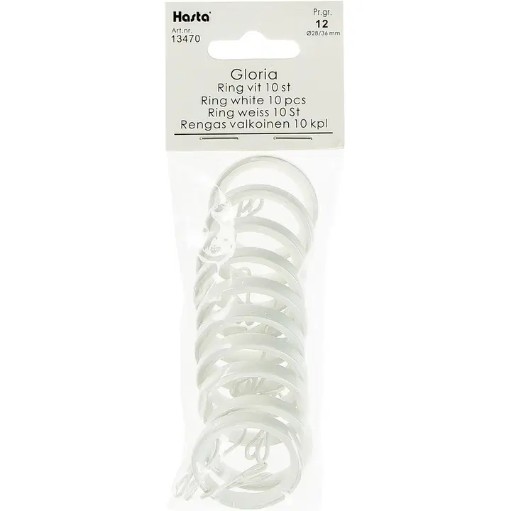 Hasta Gloria verhorenkaat valkoinen 28/36mm 10kpl