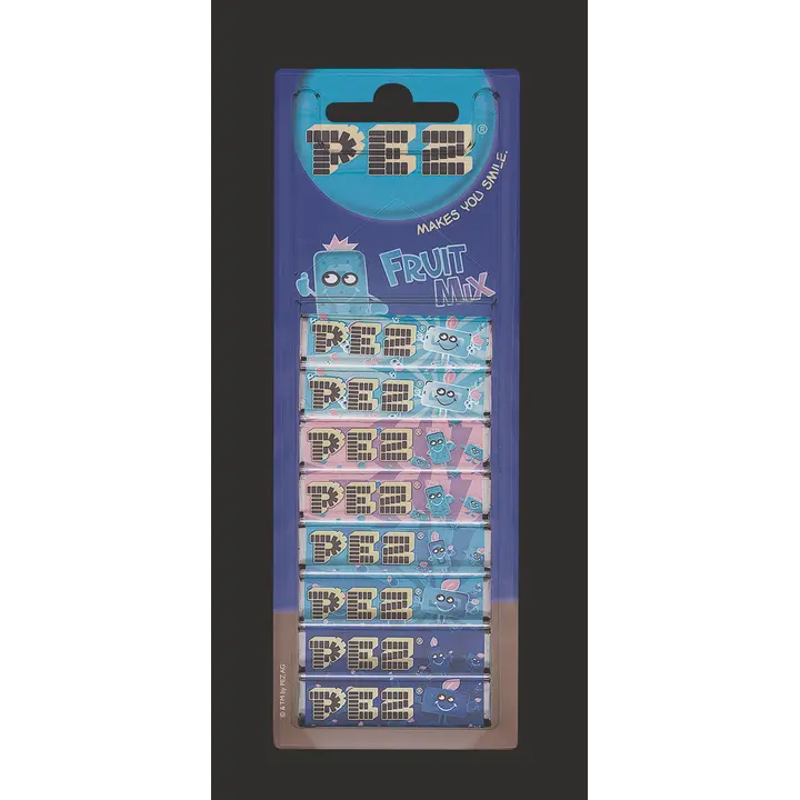 Pez 8x 8,5g Fruit Mix 8-täyttöpakkaus