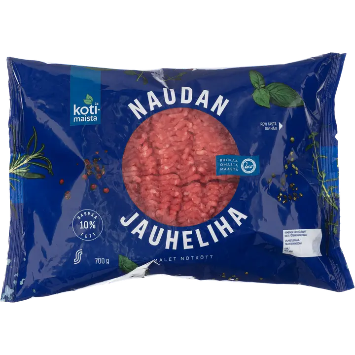 Kotimaista Naudan jauheliha 10% 700g