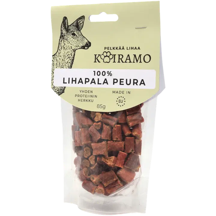 100% Lihapala PEURA koiranherkku 85g Koiramo