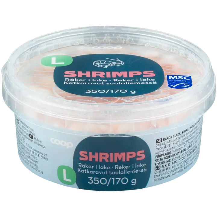 Coop isot katkaravut liemessä 350/170 g