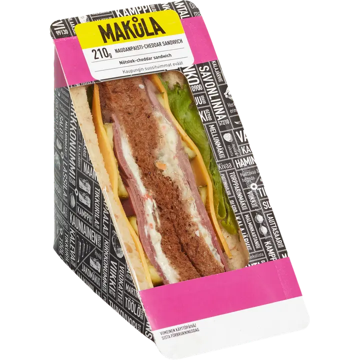 Makula Naudanpaisti-Cheddar Sandwich 210 g