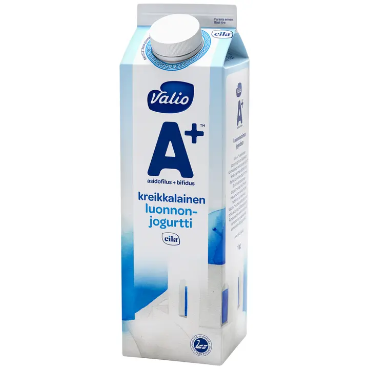 Valio A+™ kreikkalainen luonnonjogurtti 1 kg laktoositon