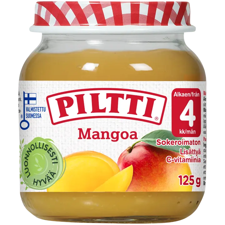 PILTTI 125g Mangoa hedelmäsose 4kk
