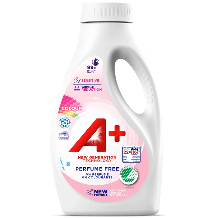 A+ 880ml Sensitive Color pyykinpesuneste
