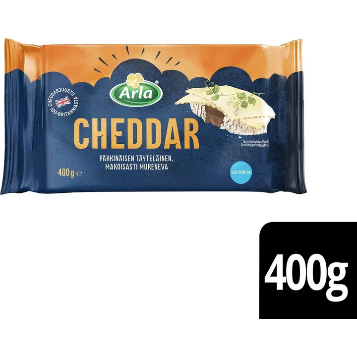 Arla Tolkuttomat Juustot Salskea cheddar juusto 400 g