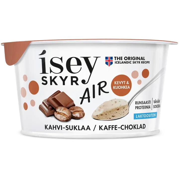 Isey Skyr õhuline kohvi ja šokolaadi maitsega laktoosivaba piimatoode, 125 g