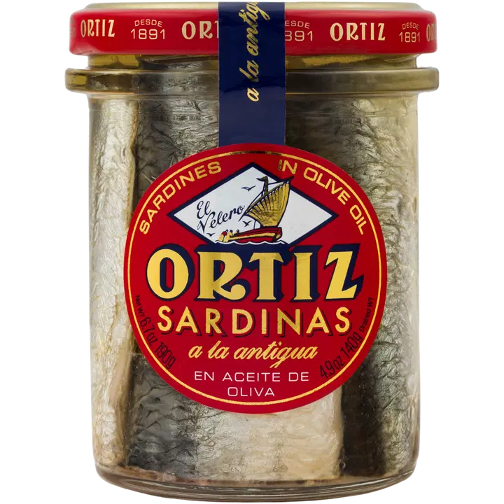 Ortiz  sardiinifileet oliiviöljyssä 190g