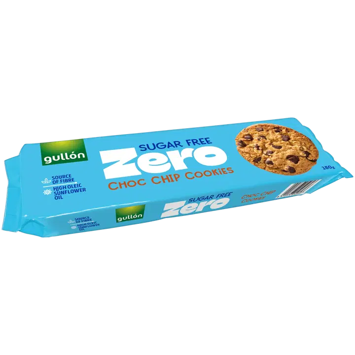 Gullon suhkruvabad šokolaaditükkidega küpsised 125g