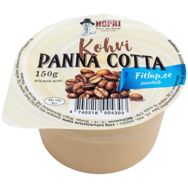 Nopri Panna Cotta Kohvi 150g FITLAP