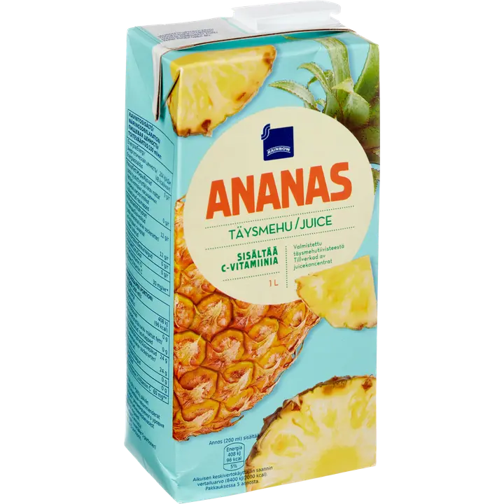 Rainbow ananastäysmehu 1l