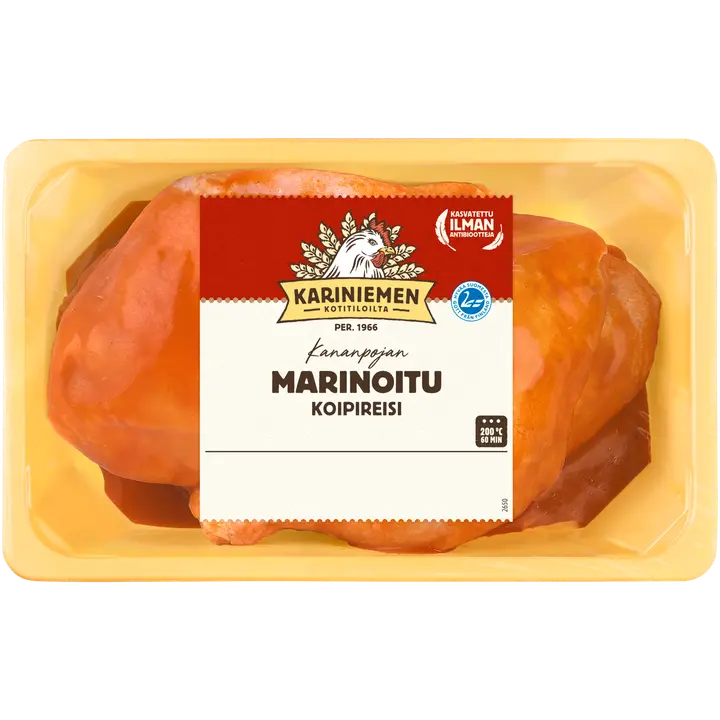 Kariniemen Kananpojan koipireisi marinoitu n. 1,2 kg