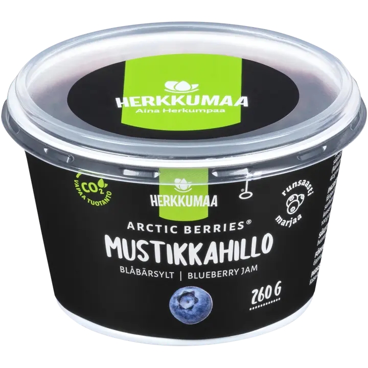 Herkkumaa Arctic Berries Mustikkahillo 260g
