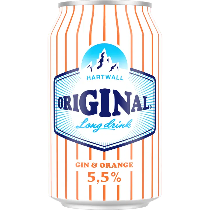 Hartwall Original Long Drink White Label Orange 5,5% 0,33 l