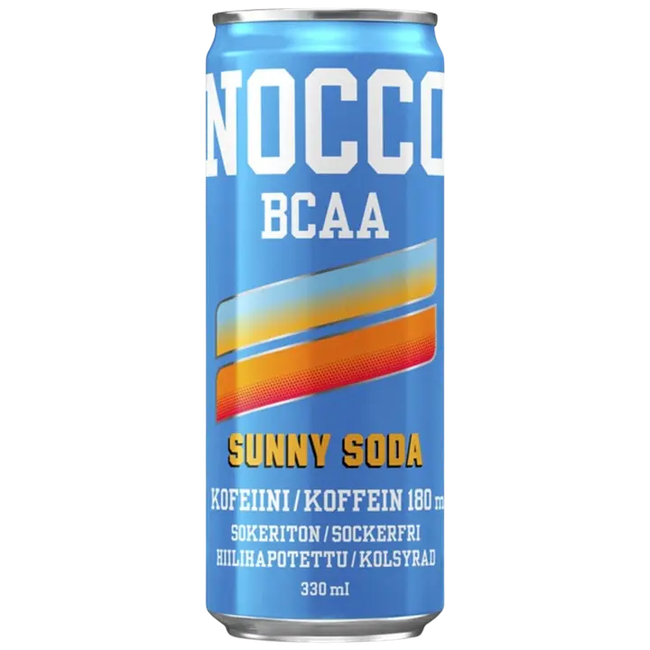 NOCCO BCAA Sunny Soda hiilihapotettu energiajuoma 330ml