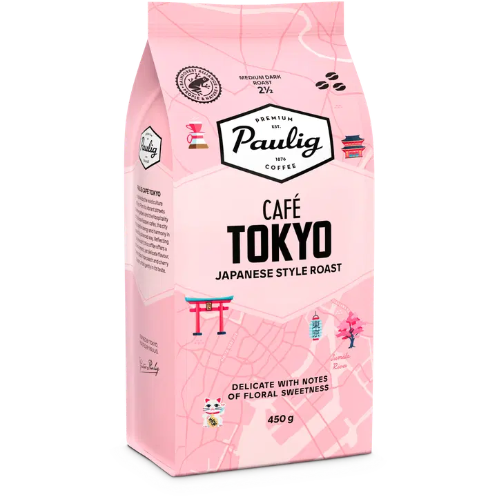 Paulig Café Tokyo kahvi kahvipapu 450g