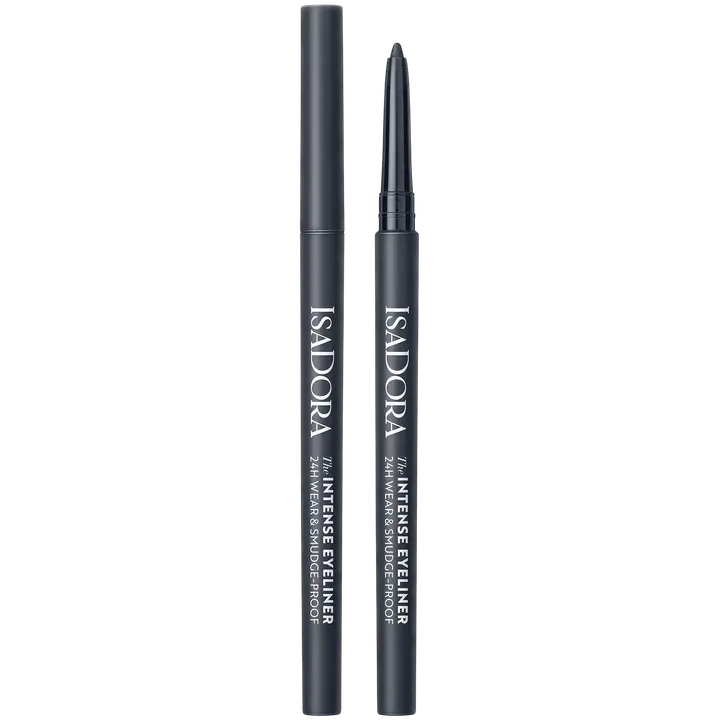 Isadora The Intense Eyeliner Silmänrajauskynä 24H Wear & Smudge-proof 63 Steel Gray 0,35g