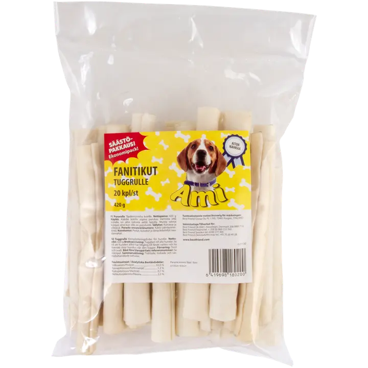 Ami Fanitikut vaalea rulla 20kpl 420g