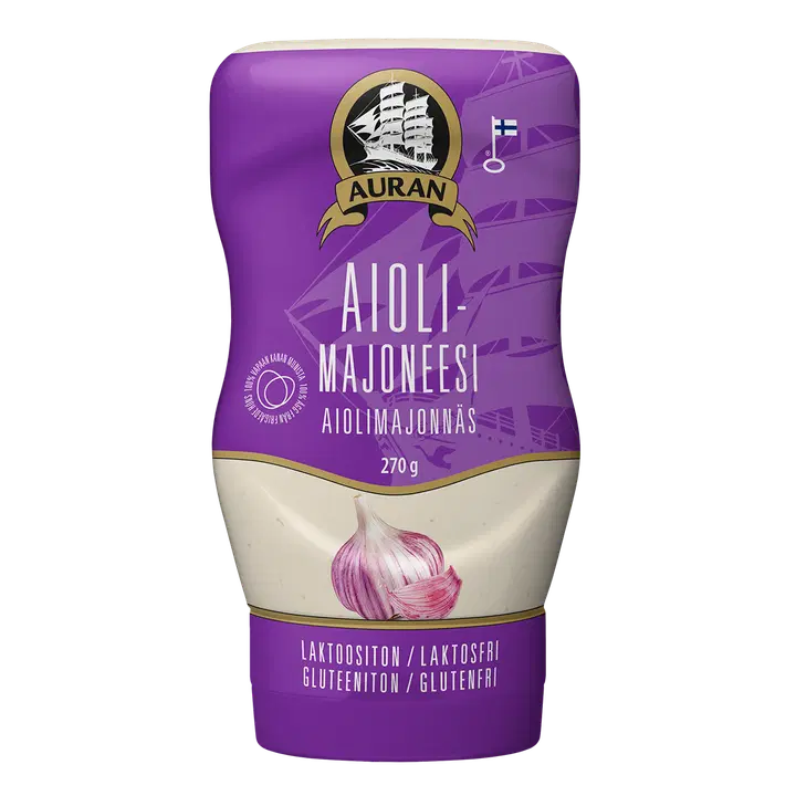 Auran Valkosipulimajoneesi 270 g