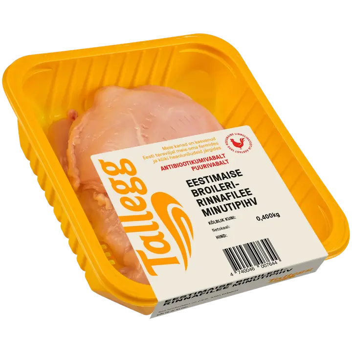 Tallegg Eestimaise Broilerifilee Minutipihv 400G