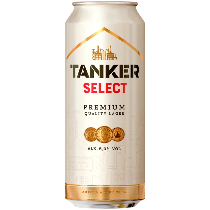 Tanker Select Lager hele õlu 5%vol 500ml
