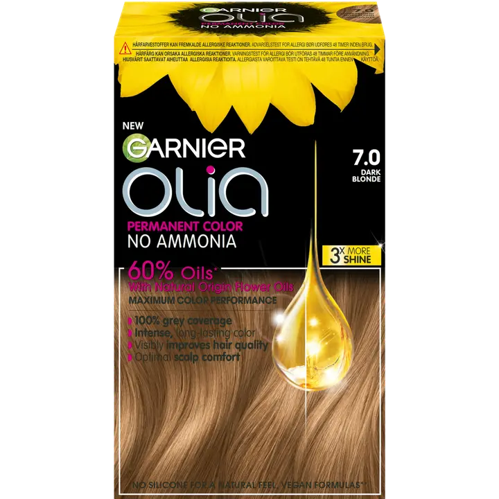 Garnier Olia 7.0 Dark Blonde kestoväri 174ml