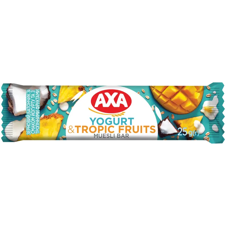 Axa müslibatoon jogurti ja troopiliste viljadega 25g