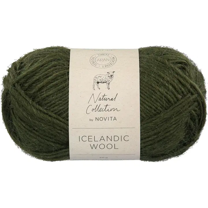 Novita Icelandic Wool 50g mänty 384