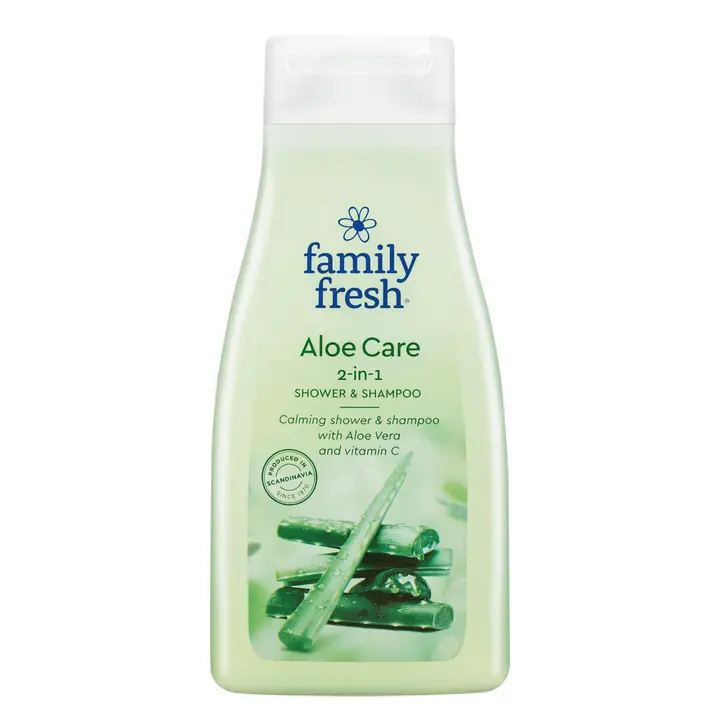 Family Fresh Aloe Care 2-in-1 shower & shampoo shampoo- ja suihkusaippua 500ml