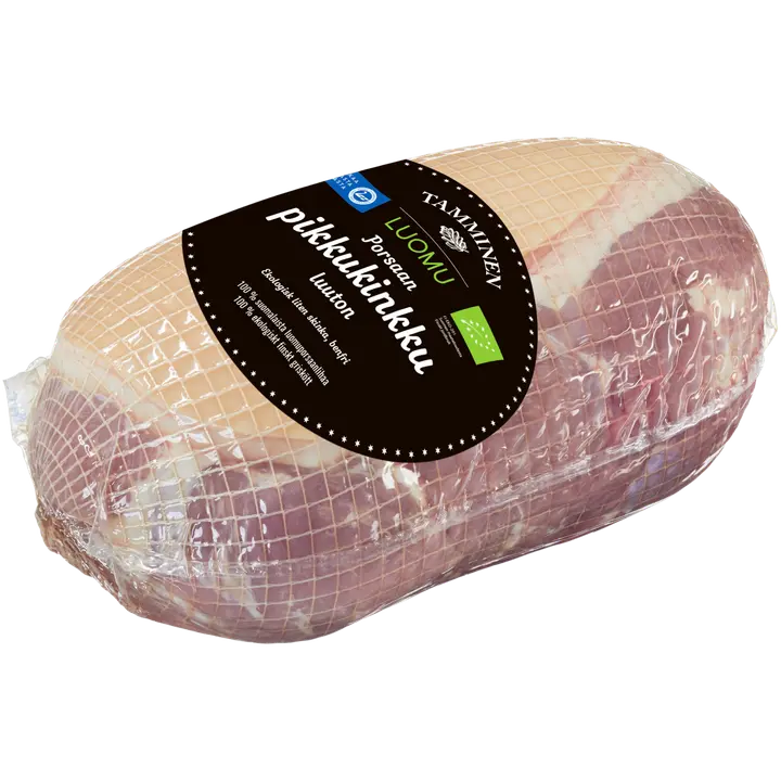 Tamminen tuoresuolattu luomuporsaan pikkukinkku n2,5kg