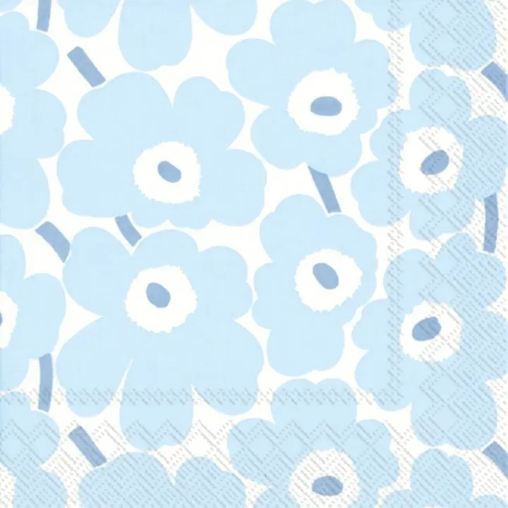 Marimekko 33cm Mini Unikot vaaleansininen 20kpl lautasliina