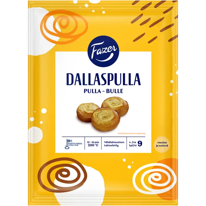 Fazer Dallaspulla 9kp 450g, raakapakast
