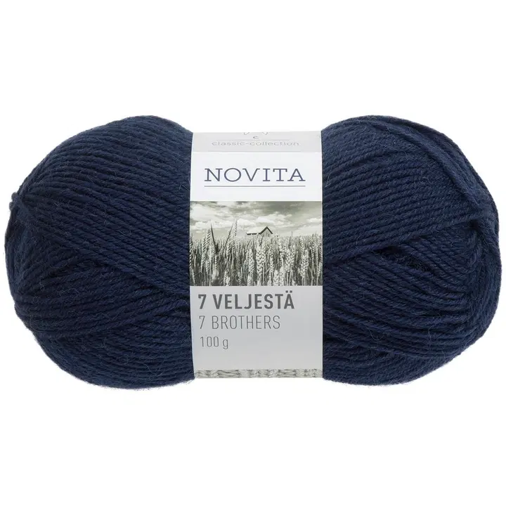 Novita 7 veljestä 100g laivasto 170