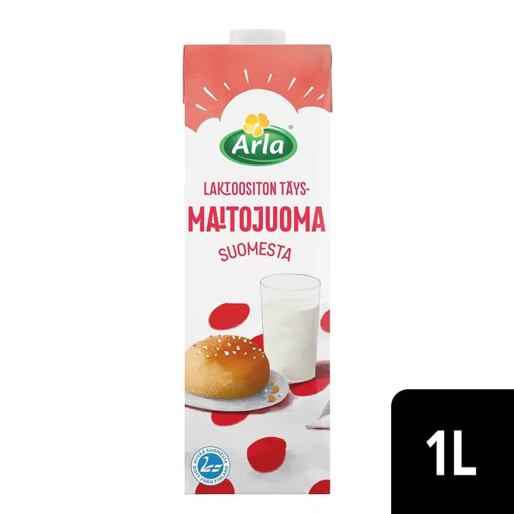 Arla Täysmaitojuoma 1 L UHT laktoositon