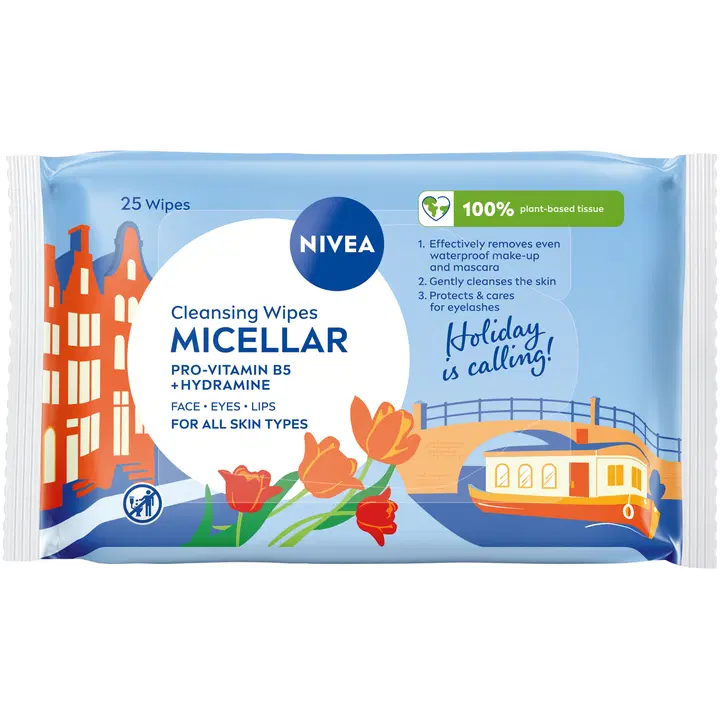 NIVEA 25kpl Micellar Cleansing Wipes -puhdistusliinat