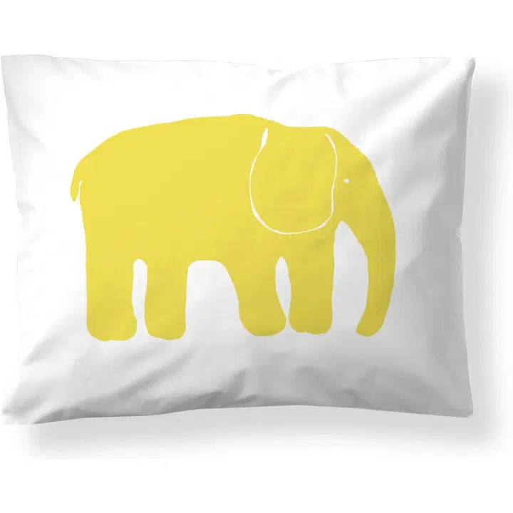 Finlayson Elefantti tyynyliina keltainen 50x60cm