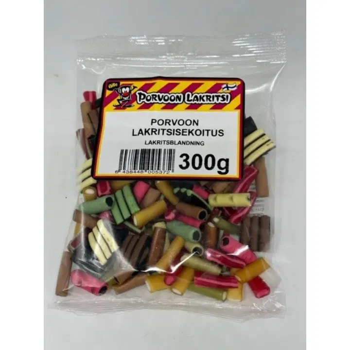Porvoon Lakritsi lakritsisekoitus 300g