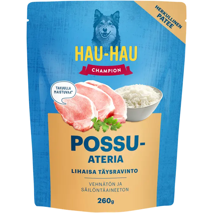 Hau-Hau Champion Possuateria täysravinto 260 g