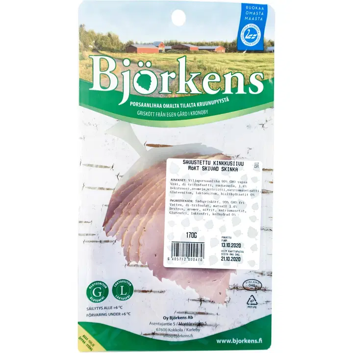 Björkens 220g Savustettu Kinkku